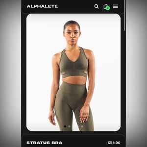 COPY - Alphalete Stratus sports bra